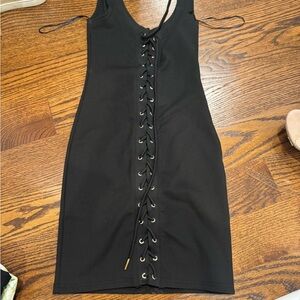 White Fox Boutique Black Bodycon Mini Dress